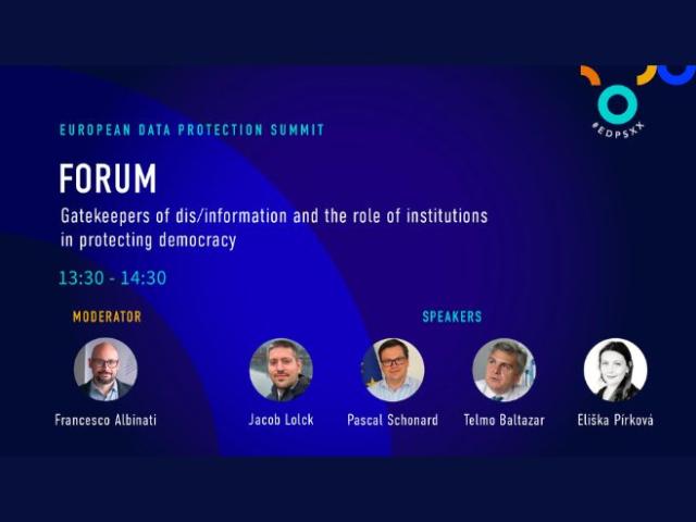 Forum: Gatekeepers of dis/information and the role of institutions in protecting democracy